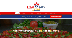 Desktop Screenshot of canampizza.com